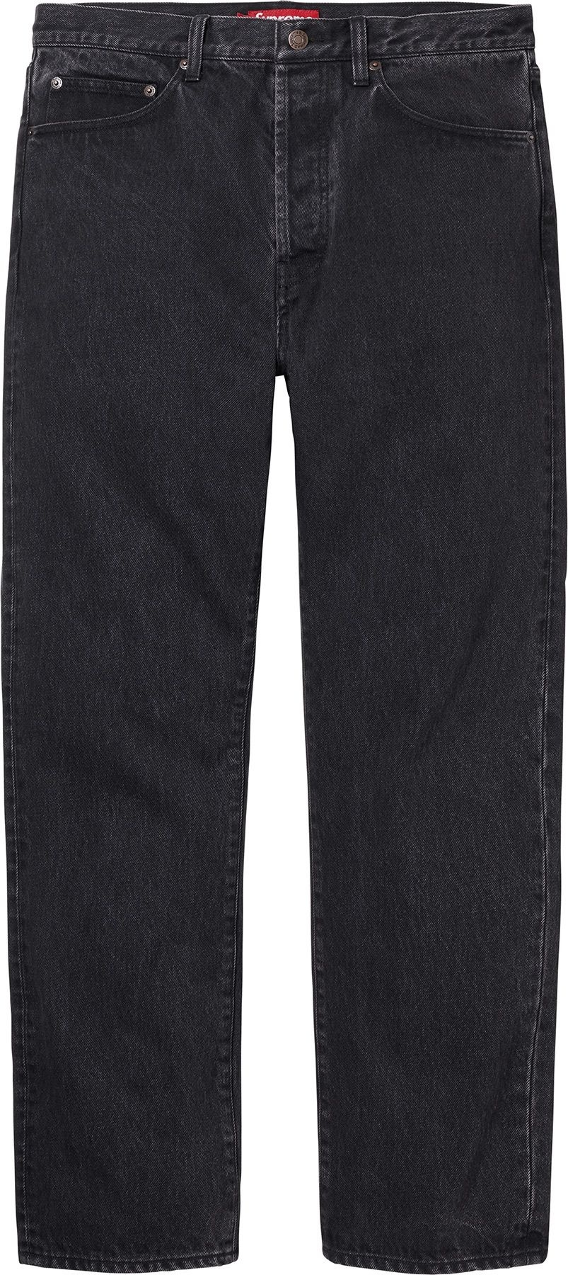 Stone Washed Black Slim Jean view 2